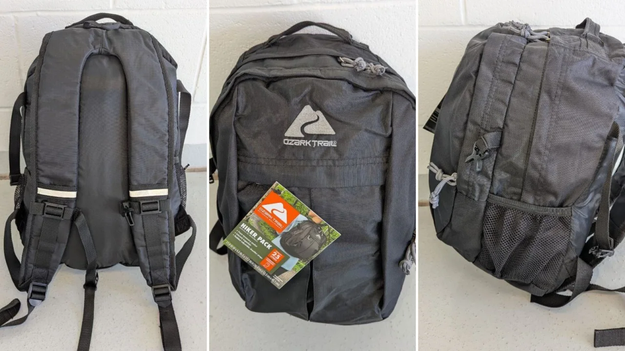 Ozark Trail Hiker Pack backpack from surveillance footage