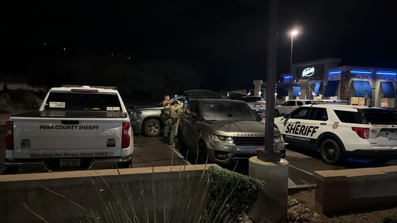 Gray/silver Range Rover searched and towed from the parking lot