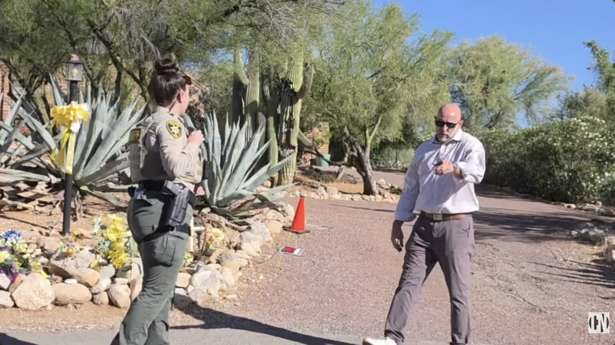 Property manager speaks to deputies on May 26