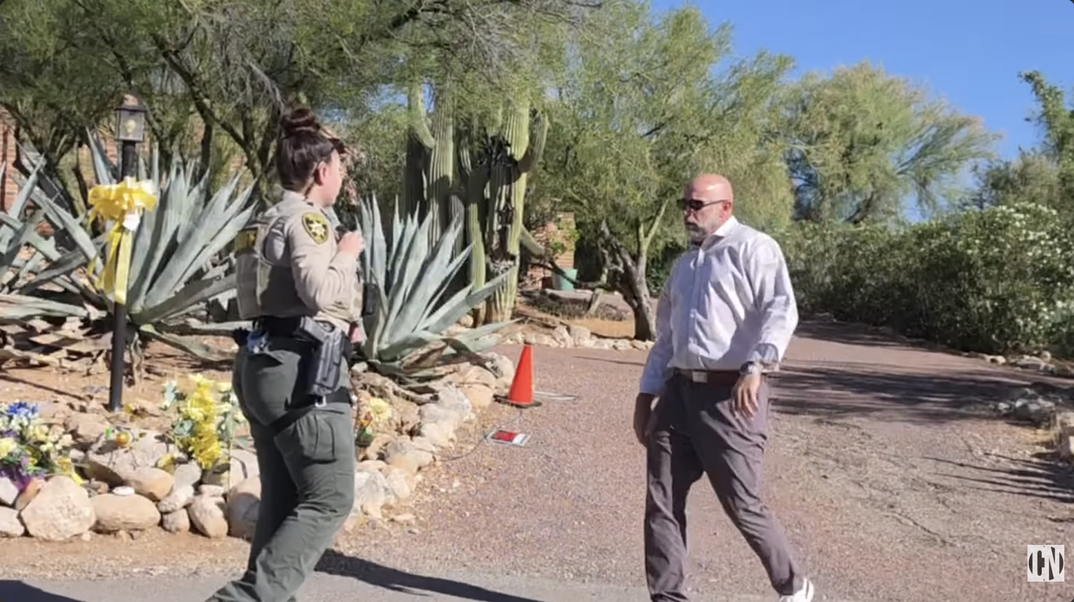 Property manager speaks to deputies on May 26