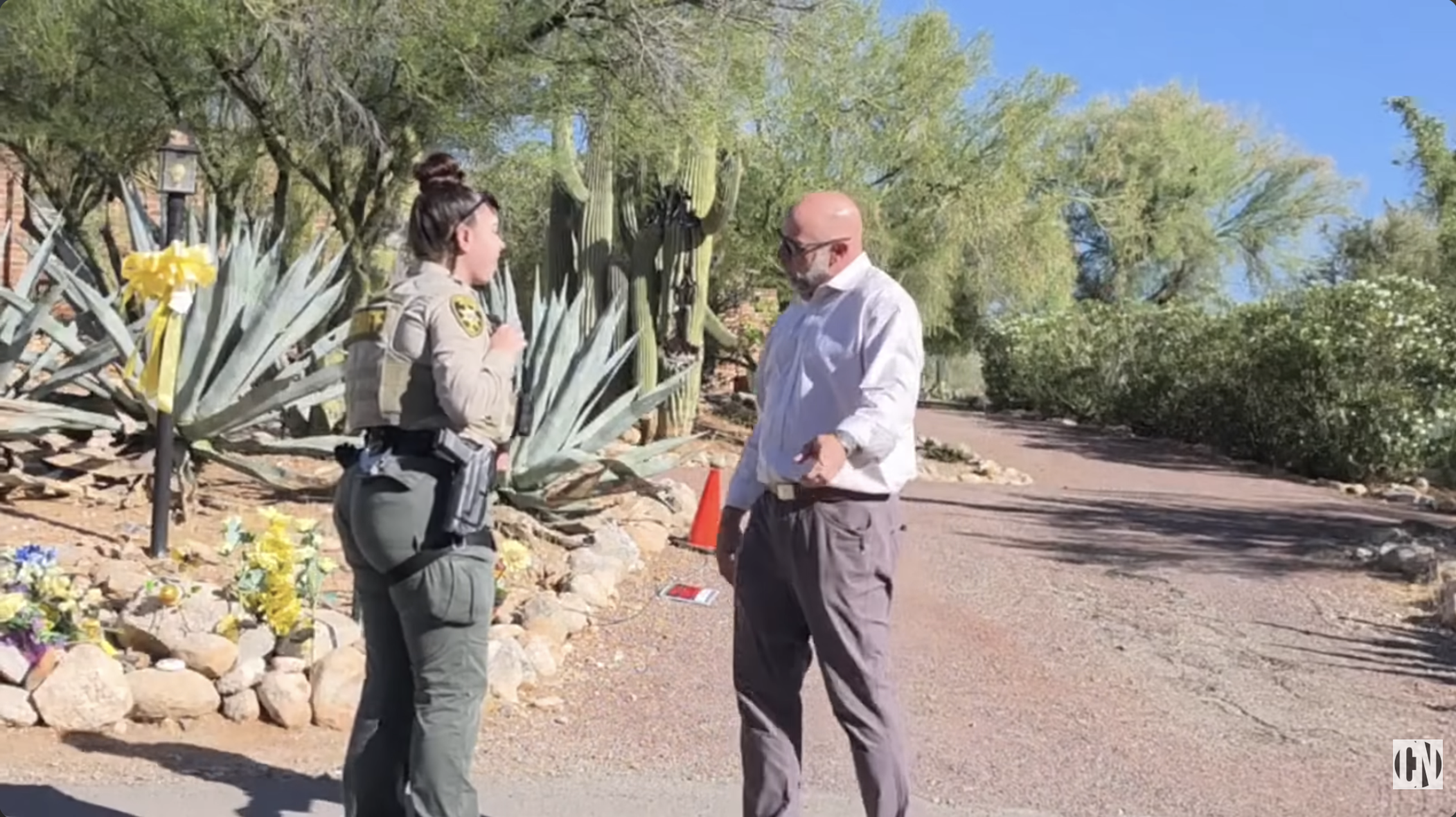 Property manager speaks to deputies on May 26