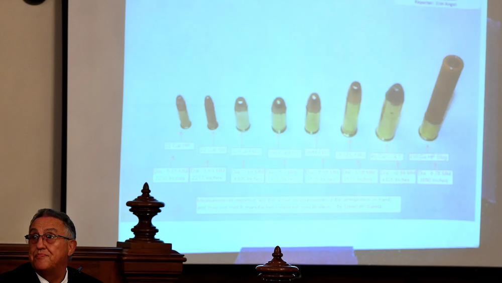 Bullets recovered